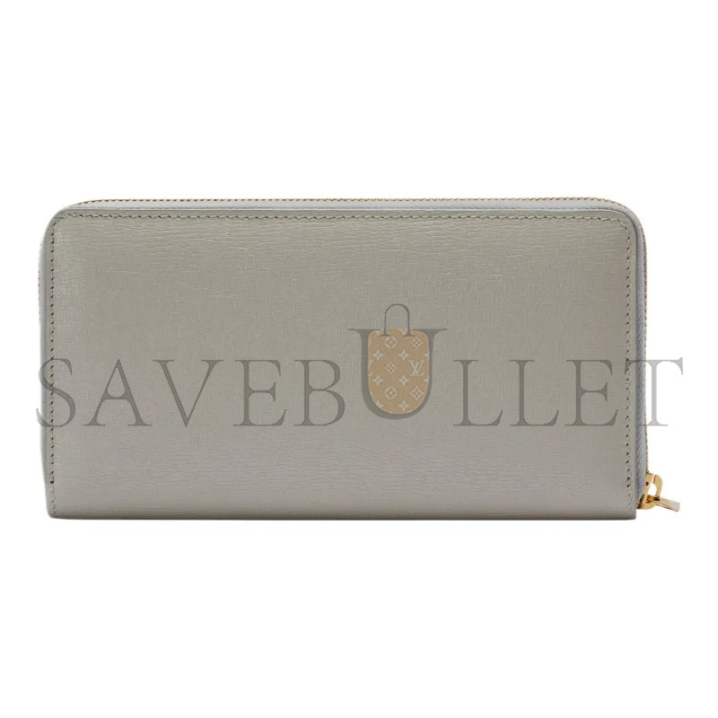 GUCCI ZIP AROUND WALLET WITH GUCCI SCRIPT 772642 (20*12.5*4cm)